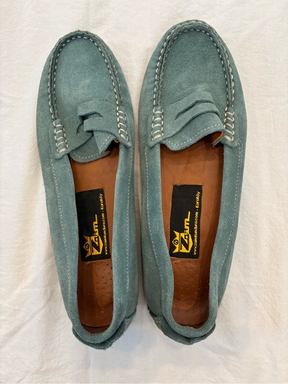 Genuine Turkish genuine suede leather shoes
